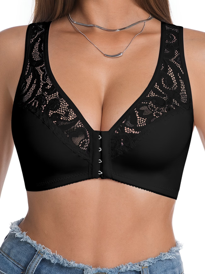 Triumph – 4 részes szett 👑, kényelmes, nyomtatott csipkés melltartó