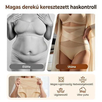 🌸🏆6 DARAB – Ft 13000 [S-3XL] 💗 Női magas derekú haskontroll alsónemű 🥰
