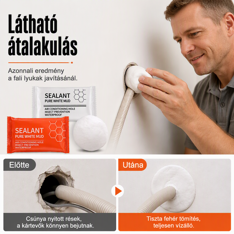 🔰 Újgenerációs vízálló tömítőanyag – Hatékony szivárgásgátlás, rugalmas, hosszú távú védelem repedések ellen💦
