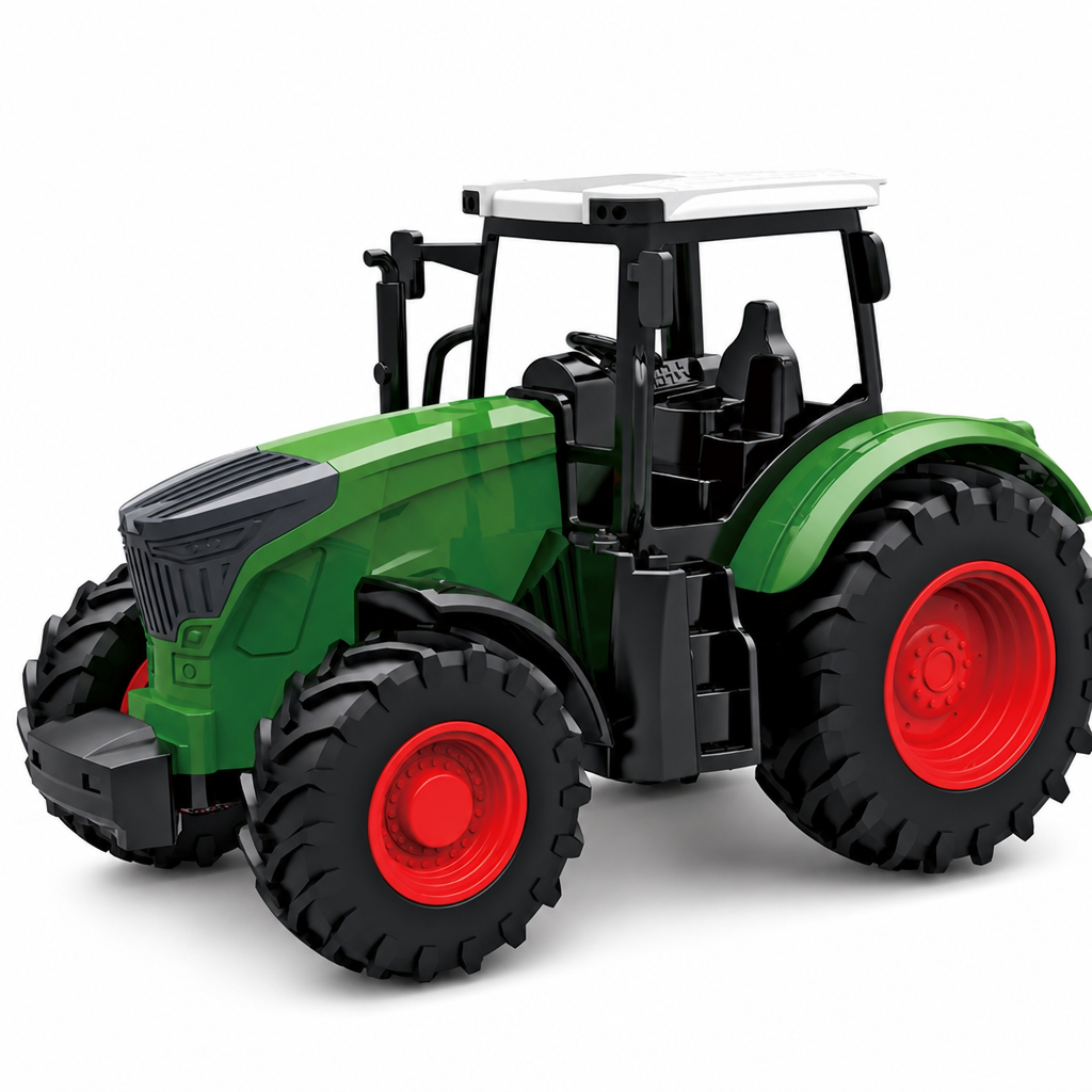 🚜 Nagy méretű gyermek mezőgazdasági traktor játékkészlet pótkocsi kiegészítőkkel, súrlódásos meghajtású és távirányítós mérnöki járművek fiúk számára