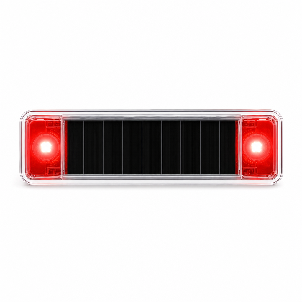 🚗Napenergiával működő autószimulátor lopásgátló figyelmeztető lámpa