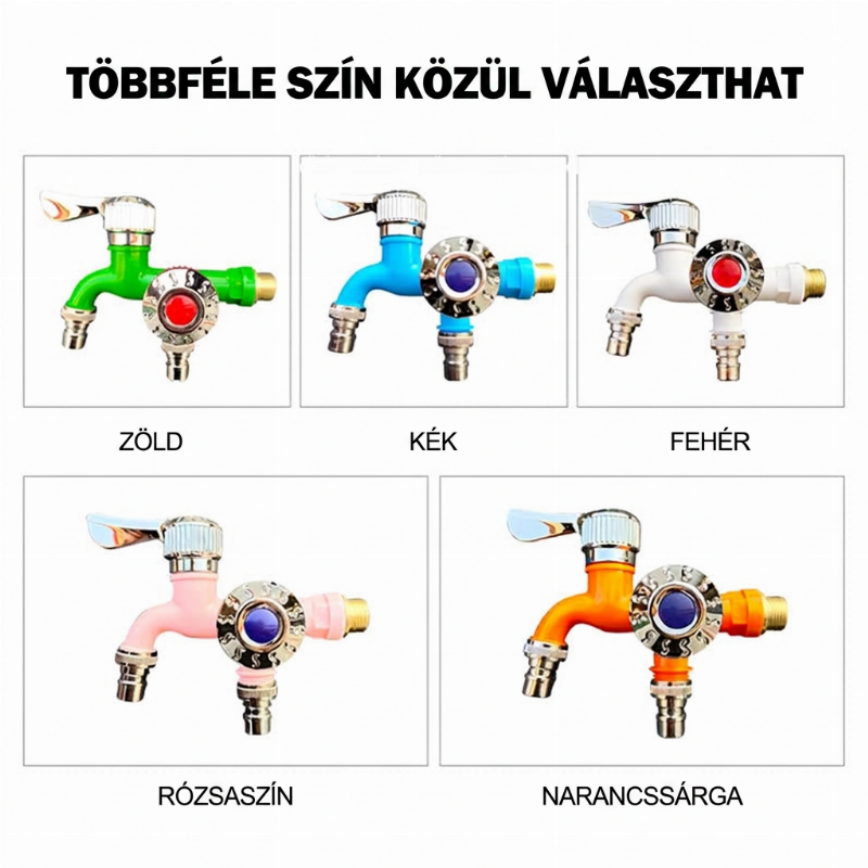 🚿 Dupla vezérlésű hosszabbítható csap – hőálló, fagytűrő, robbanásbiztos. Tökéletes konyhához és fürdőszobához! ✨🔧