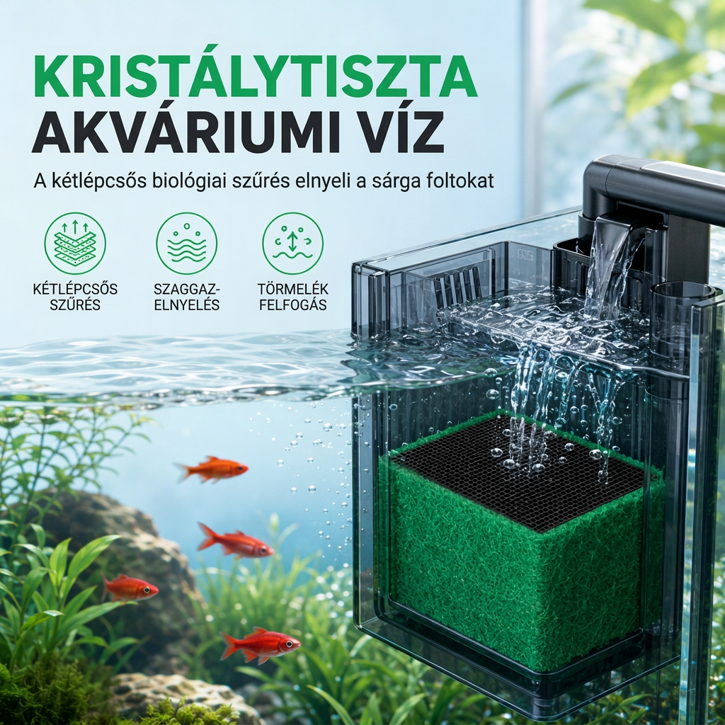🐠1+1 INGYEN💧Aktivált Szénszűrő Kocka