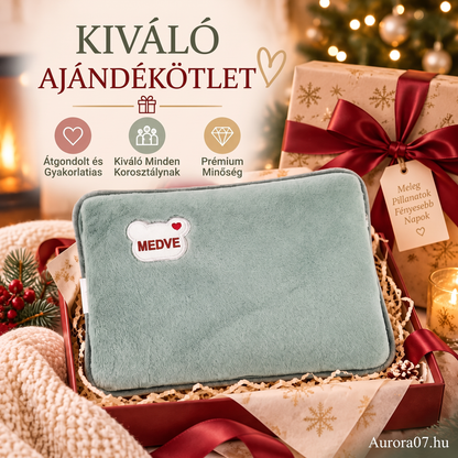 🧊 Újratölthető fűtőzsák puha plüss borítással – téli kéz- és testmelegítő🧤❄️